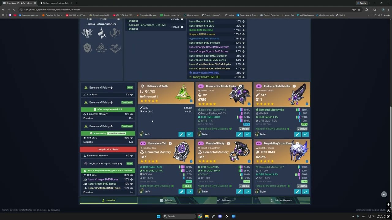 How to use genshin optimizer.
