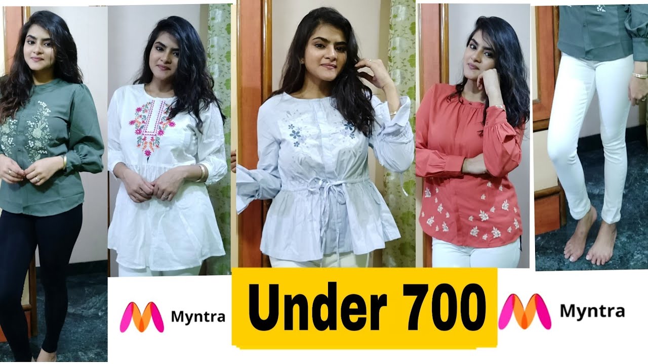 Myntra haul 2018 | Myntra TRY ON HAUL | Myntra TOPS haul |  Ria Das