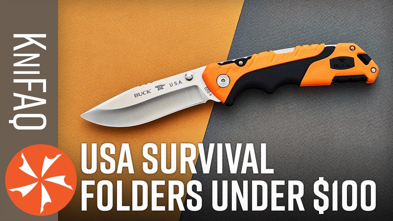 KnifeCenter FAQ #142: USA-Made Survival Folders Under $100?