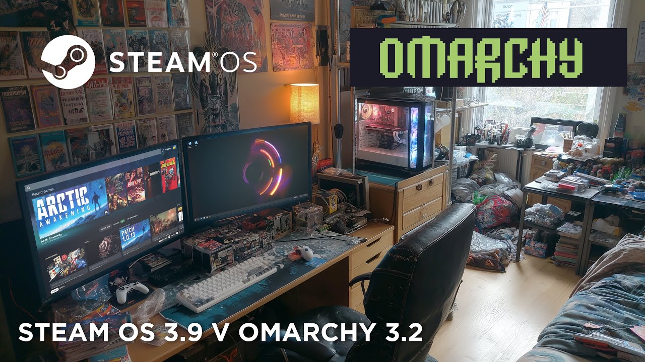 SteamOS 3.9 против Omarchy OS: решающее сравнение показателей производительности.