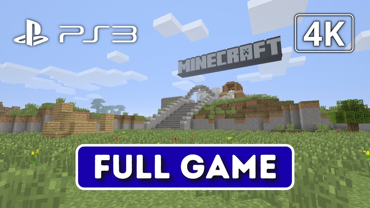 MINECRAFT PLAYSTATION 3 EDITION DEMO | Full Game Walkthrough | 4K 60FPS | No Commentary