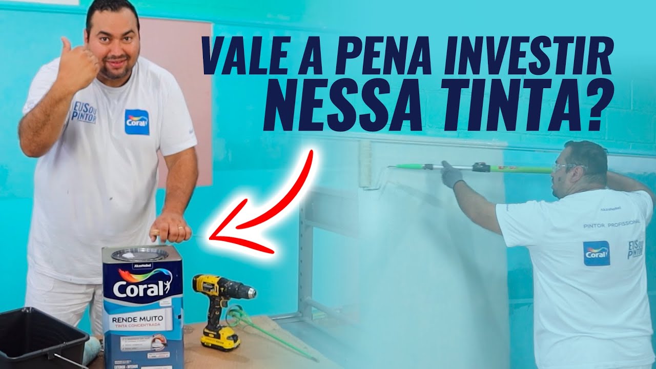 TINTA CORAL RENDE MUITO É BOA?