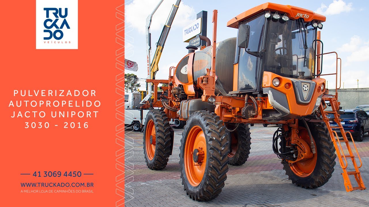PULVERIZADOR AUTOPROPELIDO JACTO UNIPORT 3030 &ndash; 2016