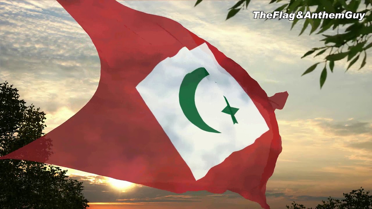 #Flag and #anthem of the Republic of #Rif (1921-1926)