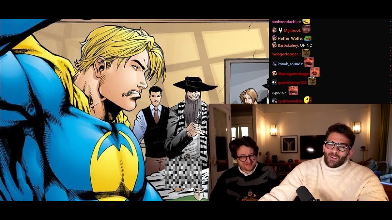 Have you heard of F*R*SKIN MAN??? Hasanabi reacts to crazy comic