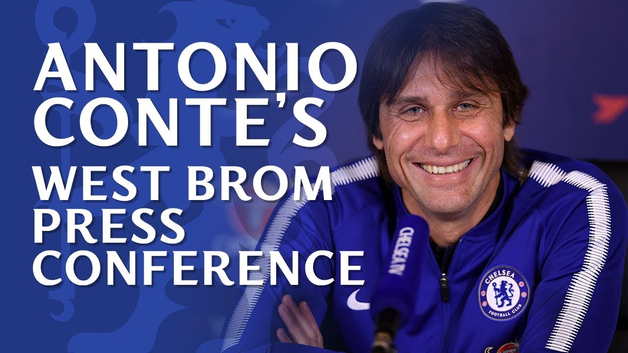 Antonio Conte's Press Conference | Chelsea v West Bromwich &hellip;