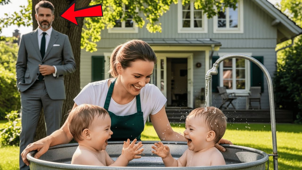Verwitweter Millionär Sah das Kindermädchen Zwillinge im Fass Baden… und Verliebte Sich in Sie