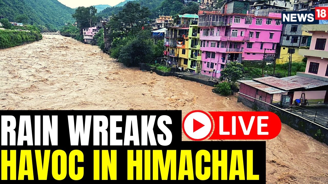 Live : Massive Landslide In Himachal Pradesh's Shimla | Heavy Rainfall In Himachal Pradesh | News18