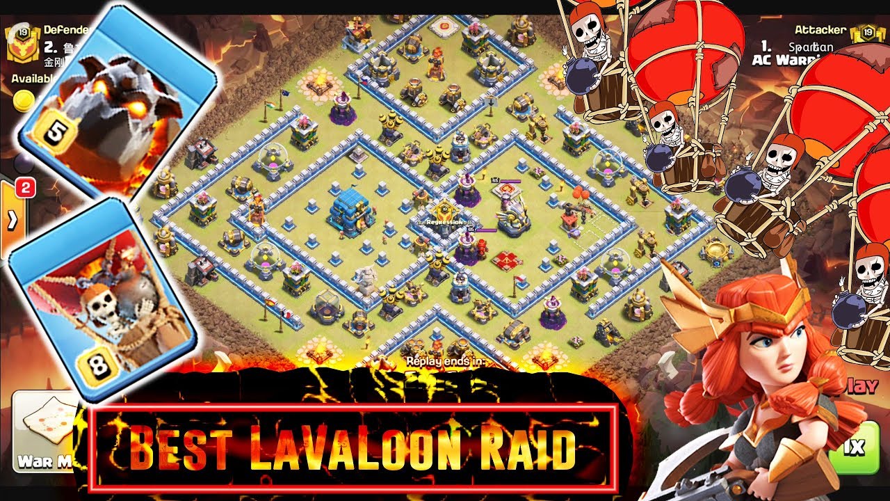 THE BEST TH12 LAVALOON ATTACK STRATEGY 3-STAR 2019 - SUPER STRONG !! ( Clash of Clans )