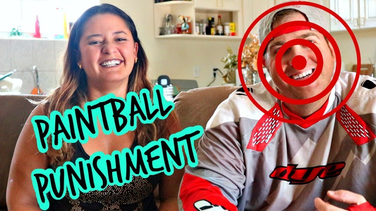 Paintball Punishment | Latina & Gringo