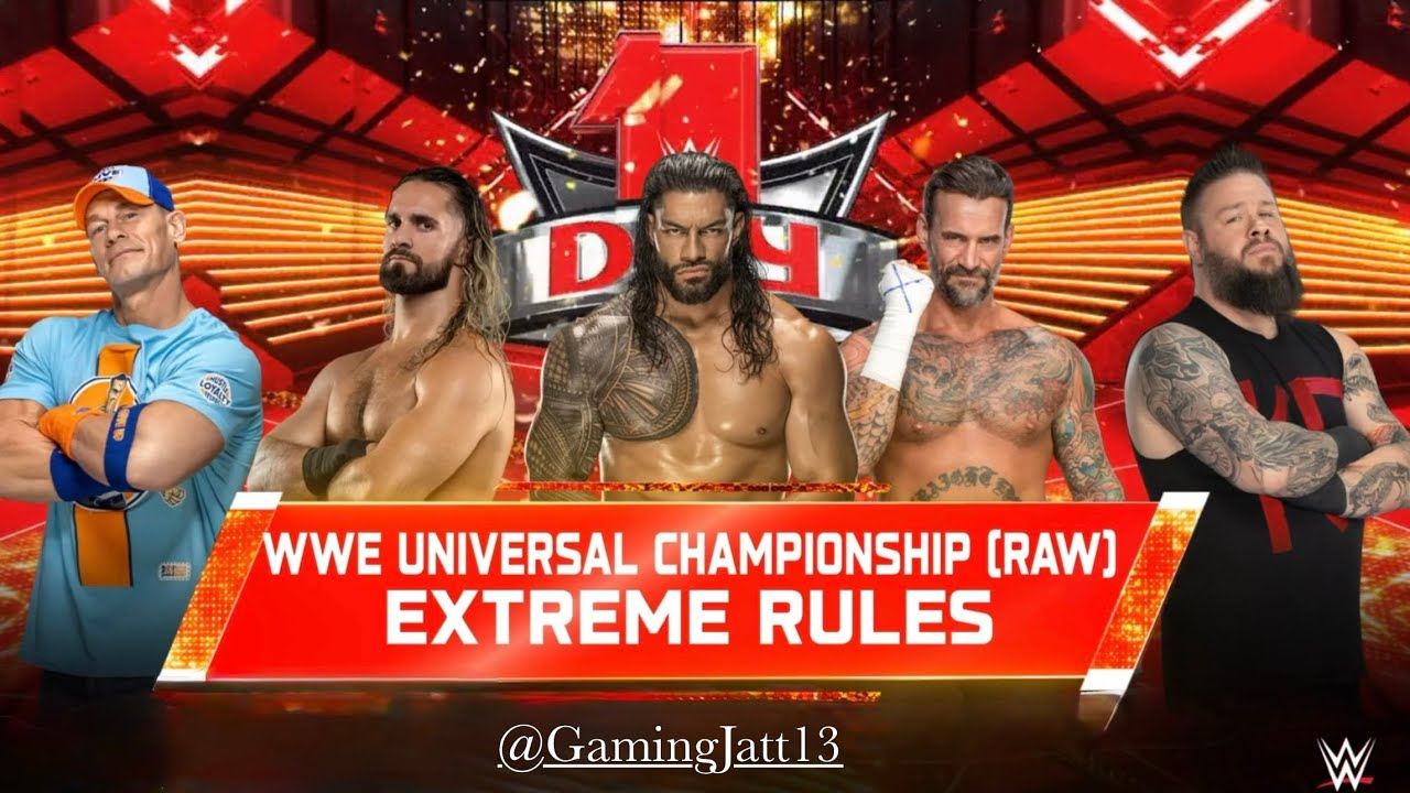 FULL MATCH : lesnar vs Punk vs Rollins vs Owens vs Reigns💥| WWE Title Match : WWE Day 1 2022 (RAW)