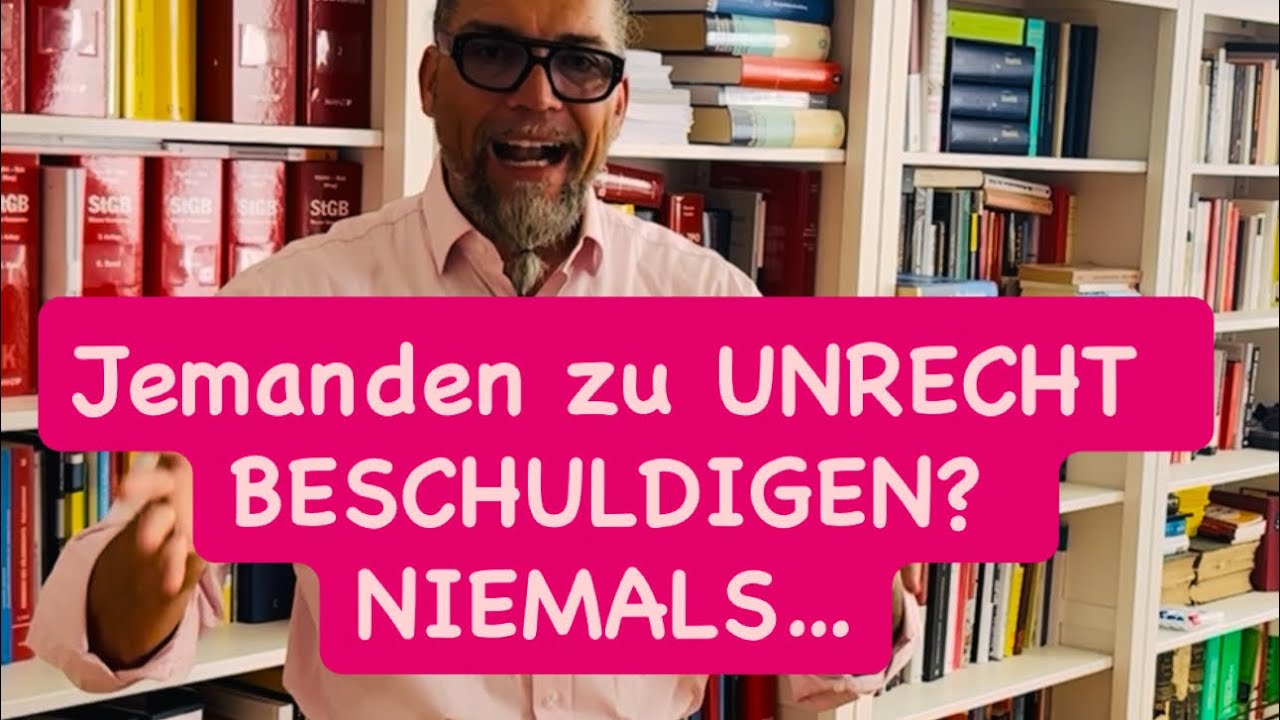Zu UNRECHT wider Wissen BESCHULDIGT? Was droht dann? Stichwort: Verleumdung… ￼
