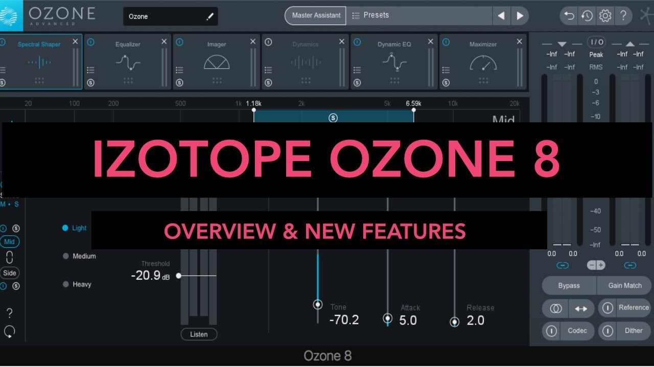 Обзор и новые функции Izotope Ozone 8