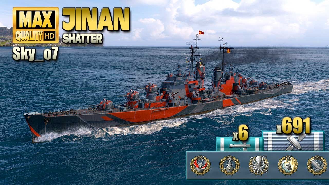 Cruiser Jinan: Отличный игрок в качестве последней надежды - World of Warships
