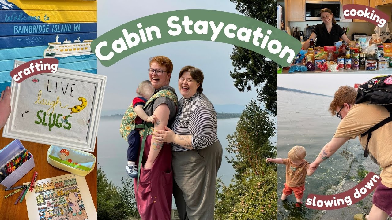 Cozy Cabin PNW Getaway 🌲| MEGA VLOG | Family Staycation | Pacific Northwest Cabin Trip