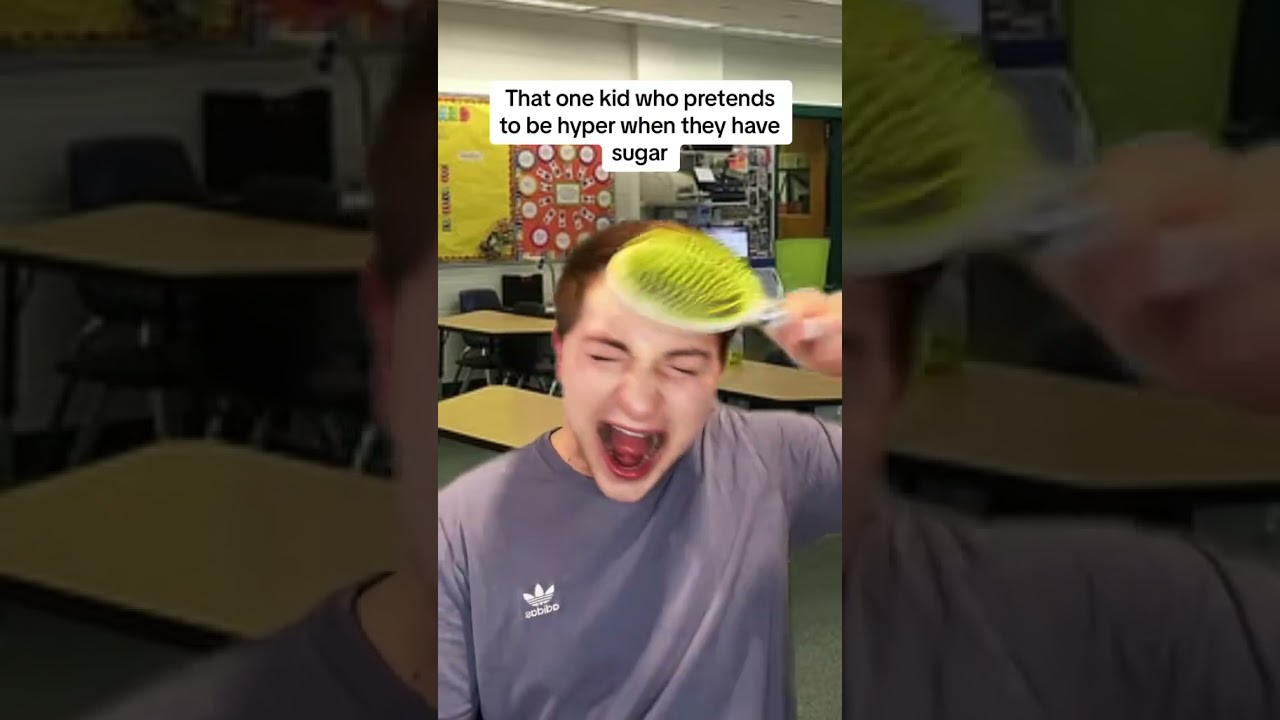 That one kid who pretends to be hyper when they have sugar #comedy #pov #school