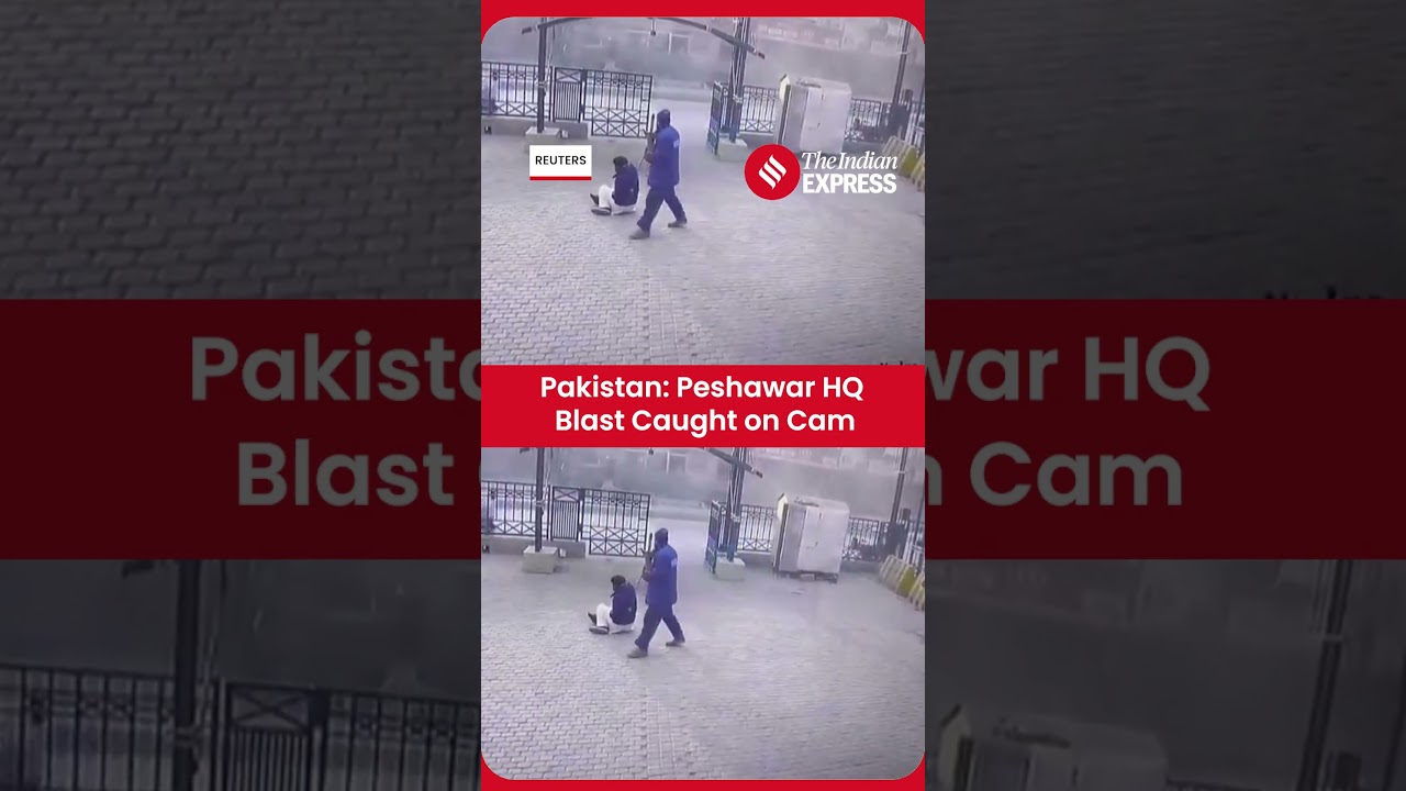CCTV Captures Deadly Blast as Suicide Bombers Attack Pakistan Paramilitary HQ