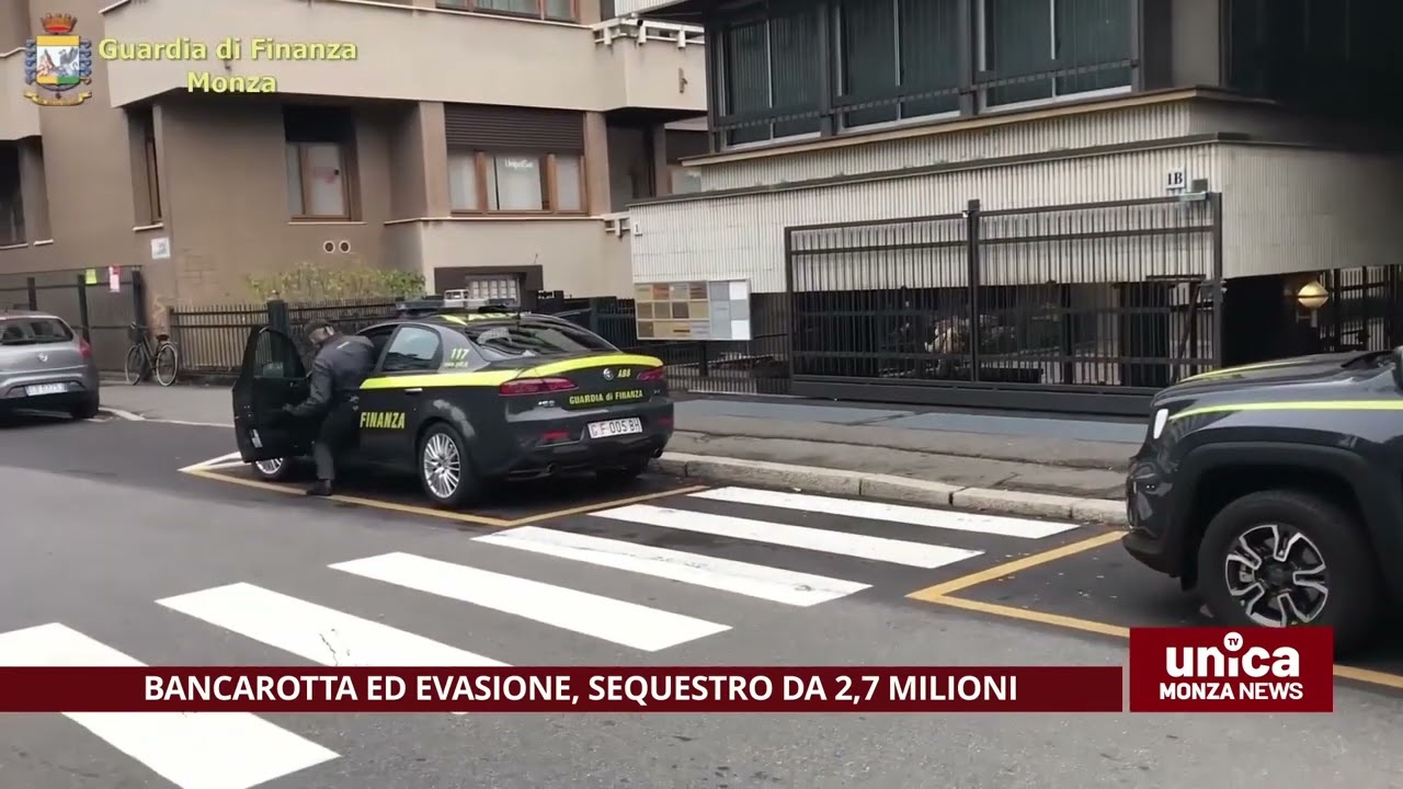 Bancarotta ed evasione, sequestro da 2.7 milioni di euro