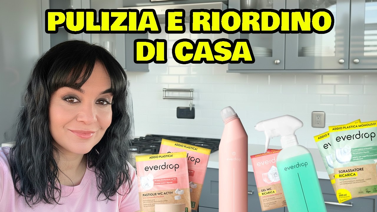 SONO TORNATA!!!PULIZIE INTENSE E SOSTENIBILI,TRASFORMIAMO LA CASA INSIEME