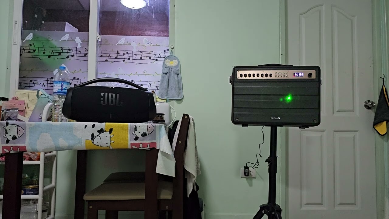 AIWA ENIGMA ALPHA VS JBL BOOMBOX3 (เพลงเสียงขลุยเรียกนาง)#aiwa #jblboombox3
