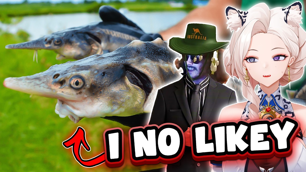 Fish CAN'T be real.. | Australian Snow-Leopard Reacts to More Parz