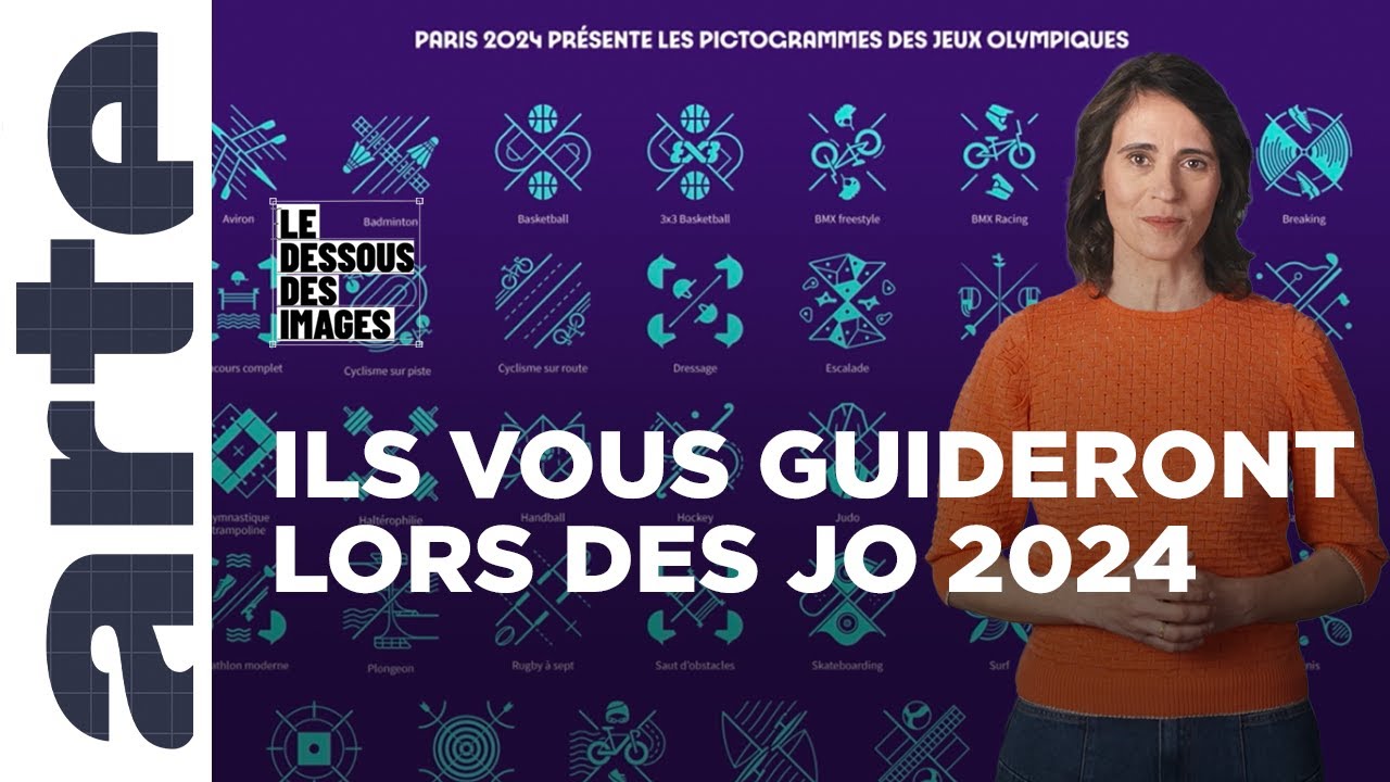 JO 2024 : des pictogrammes qui font débat - Le Dessous des images - ARTE