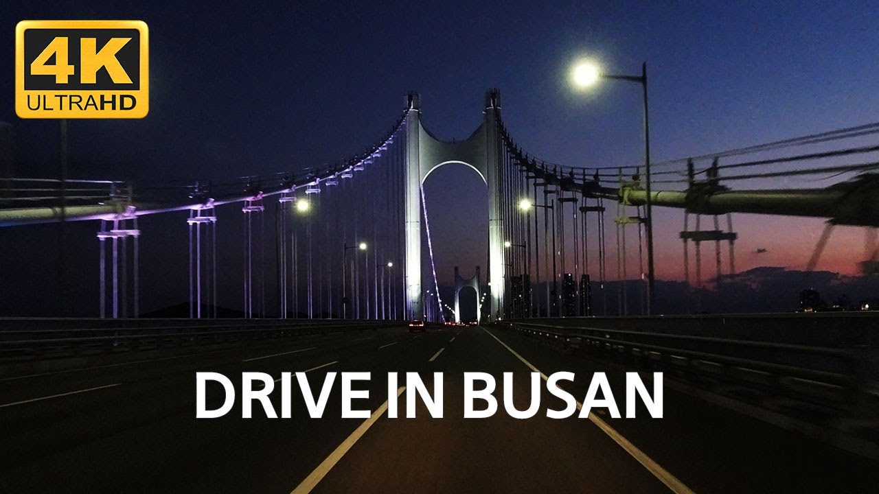 [4K] 부산 광안대교 드라이브 | Drive in Busan Gwangan Bridge Korea