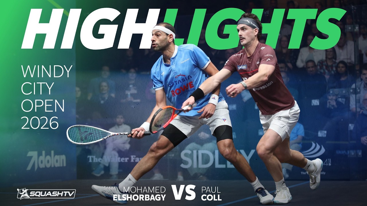 🏴󠁧󠁢󠁥󠁮󠁧󠁿 Mo. ElShorbagy v Coll 🇳🇿 | Windy City Open 2026 | QUARTER FINAL HIGHLIGHTS