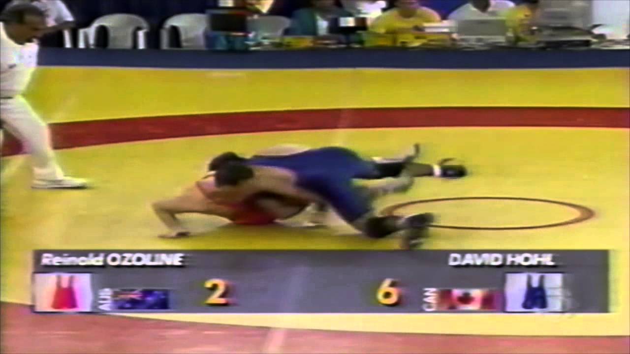 1994 Commonwealth Games: 74 kg Final Reinold Ozoline (AUS) vs. David Hohl (CAN)