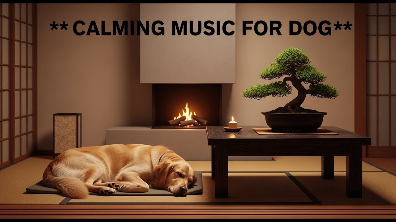 12 hours of Dog Calming Music : Soothing Sounds for Anxiety Relief and Promoting Deep Sleep 🐾😴