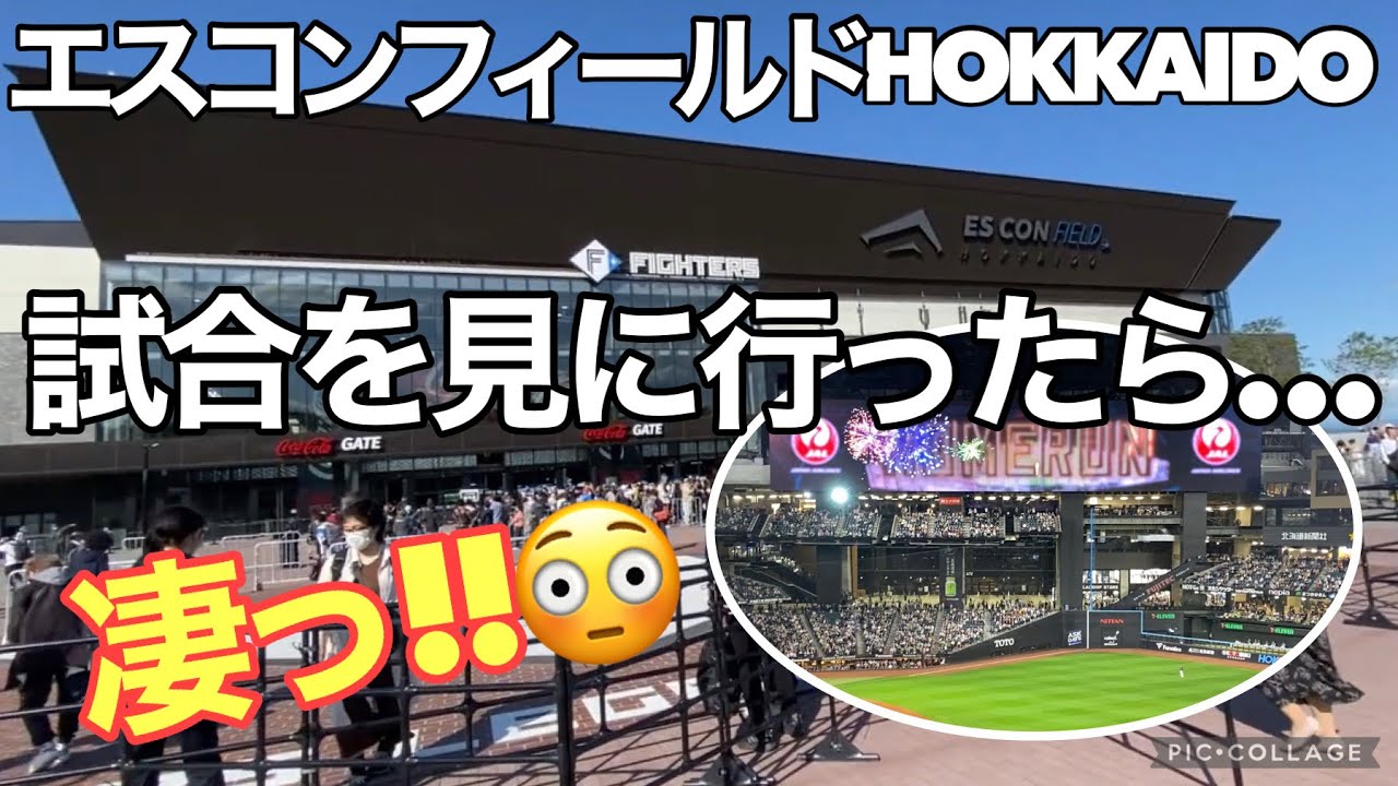 Fビレッジ エスコンフィールド北海道に日ハム試合を見に行って来た！