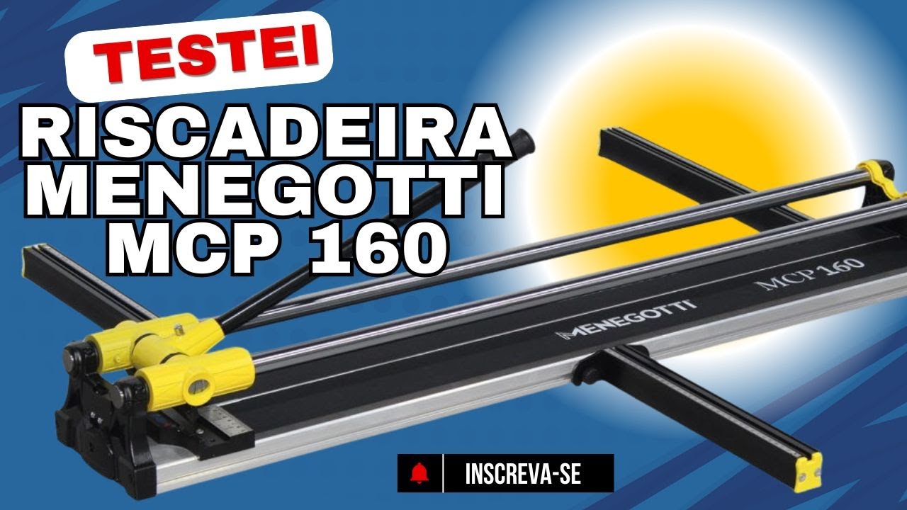 TESTAMOS A GIGANTE RISCADEIRA MENEGOTTI MCP 160 (VEJA O REVIL C0MPLETO)