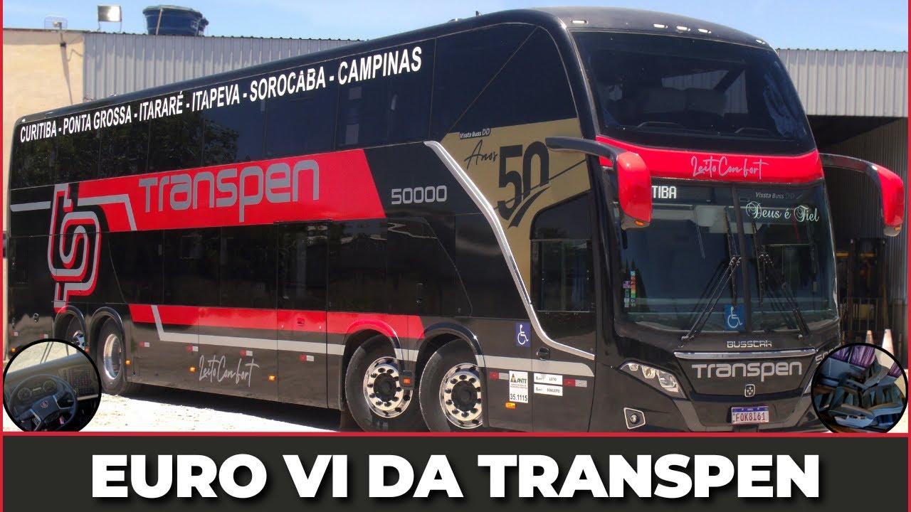 O PRIMEIRO EURO VI DA TRANSPEN I Busscar Vissta Buss DD Scania K500IB