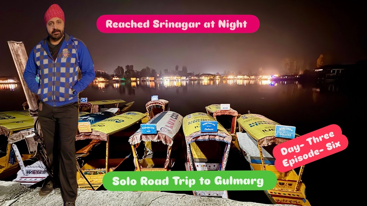 Etawah to Gulmarg | Solo Road Trip | Thar Roxx | Day Three | Amritsar to Srinagar | 8 Nov 25| Epi 6