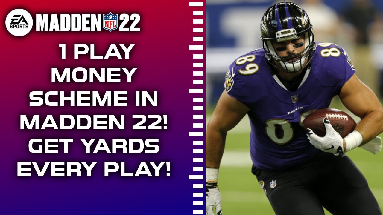 1 PLAY MONEY SCHEME! SCORE EVERY DRIVE! - Madden 22 Tips!