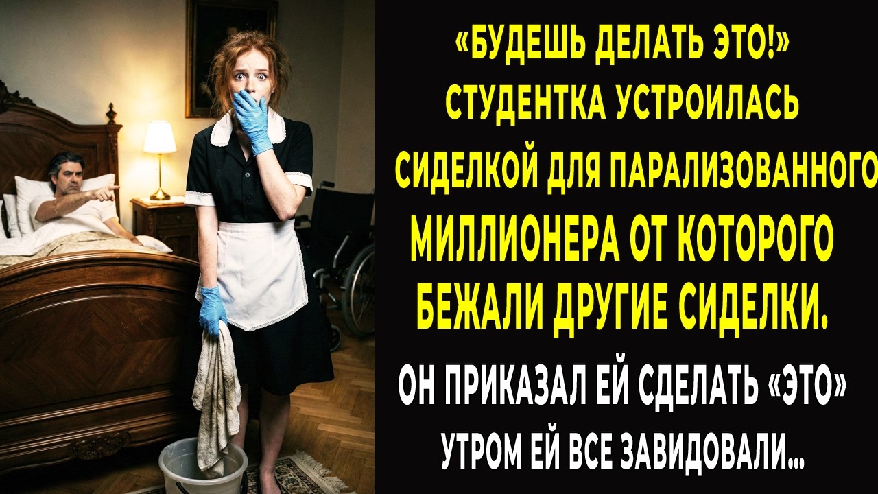 Сделай ЭТО! Приказал миллионер новенькой сиделке. Она зарыдала, но сделала. Утром ей все завидовали…