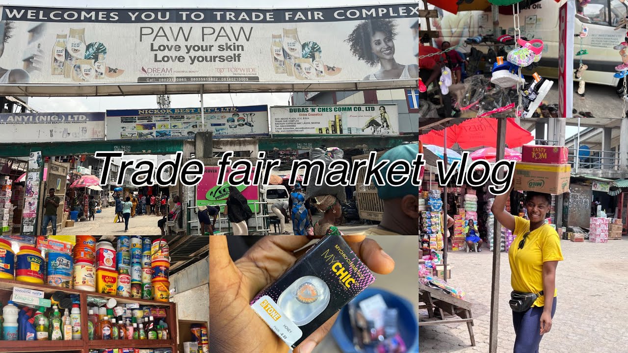 A day at trade fair international market|| market vlog|| most affordable market in Lagos Nigeria