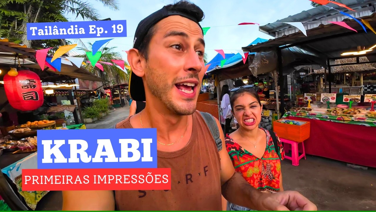 Chegamos em KRABI na TAILÂNDIA: É Tudo Isso Mesmo?