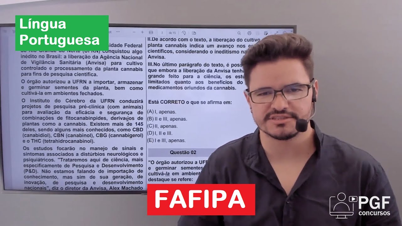 Português para banca FAFIPA: Resolução de questões