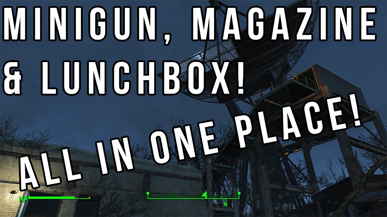 Fallout 4: How To Get Your First Minigun, Vault Tech Lunchbox & Stealth Magazine!