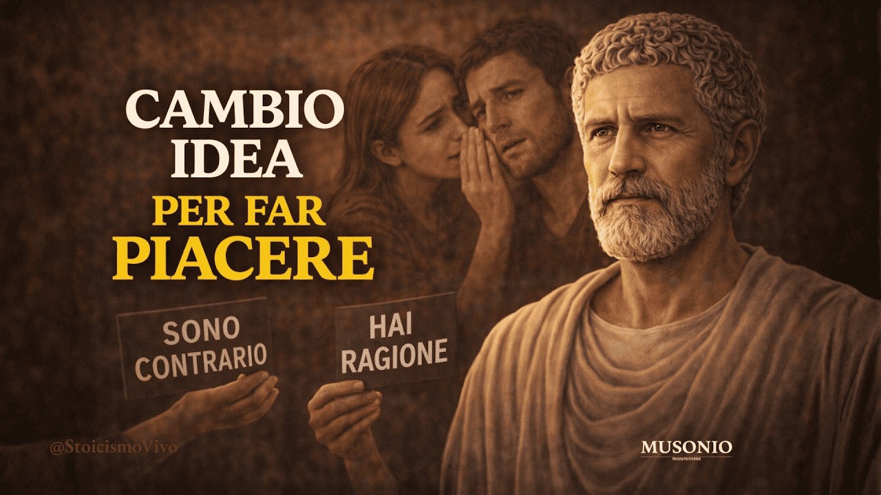 Cambio sempre idea quando parlo con gli altri | La Farmacia Stoica (Musonio)