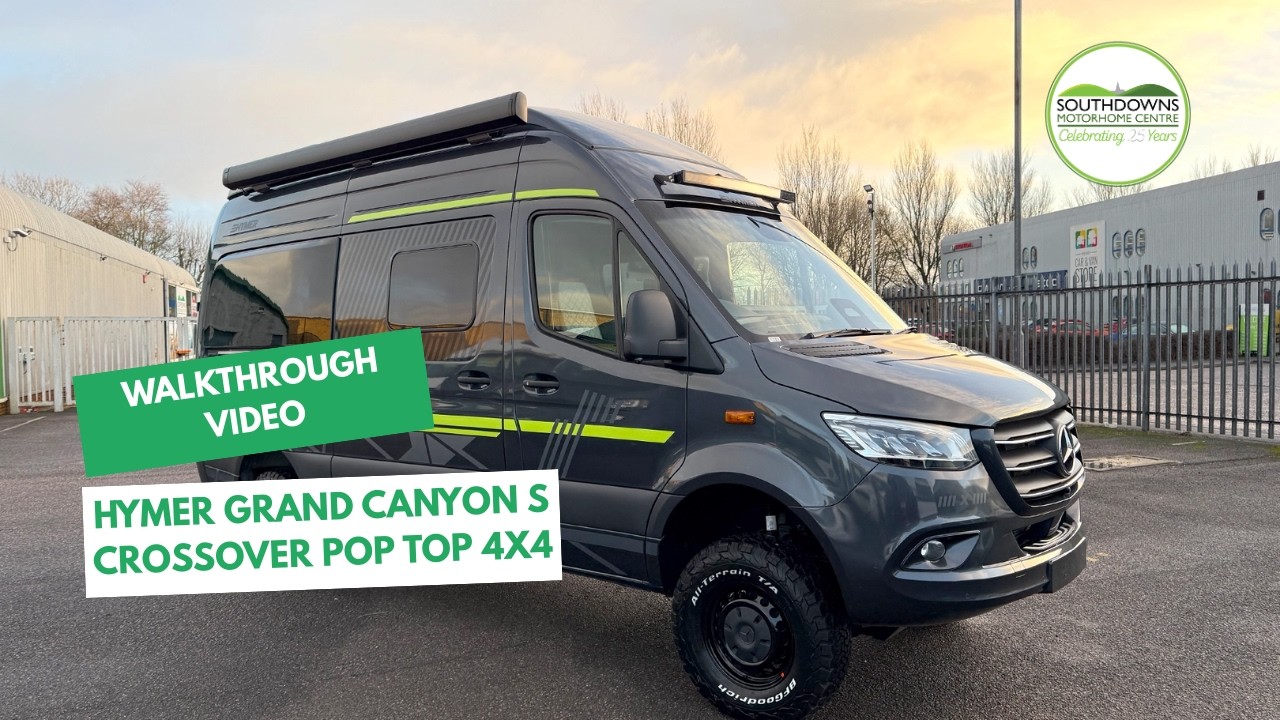Hymer Grand Canyon S CrossOver Pop Top 4×4 Quick Walkthrough