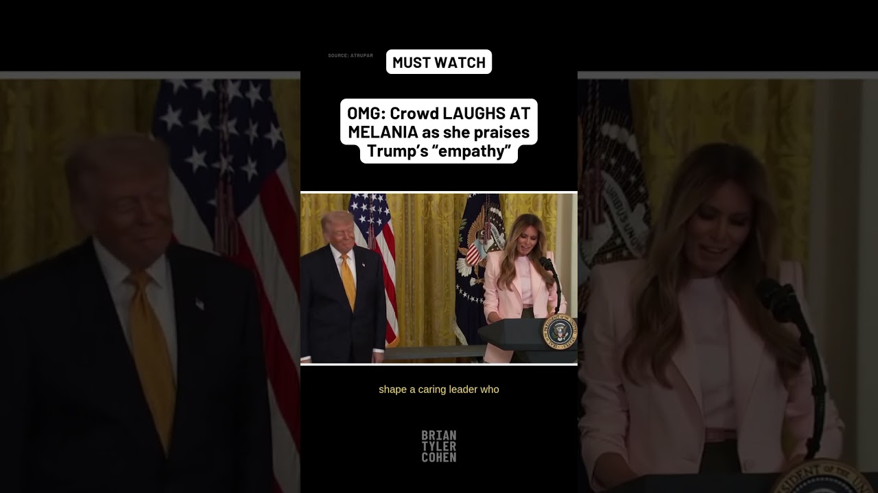 OMG: Crowd LAUGHS AT MELANIA as she praises Trump&rsquo;s &ldquo;empathy&rdquo;