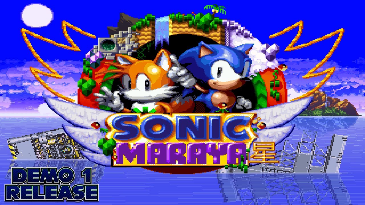Sonic Maraya (Demo 1) ✪ Full Game Playthrough (1080p/60fps)
