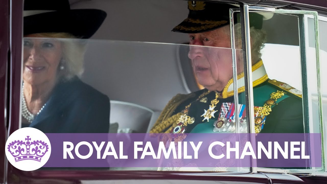 Charles and William Arrive for State Opening of Parliament