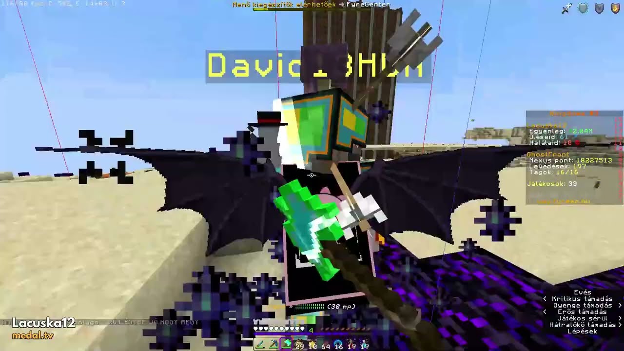 FyreMC Kingdoms: Kill montage cowboy módra (lézerlovaglás)