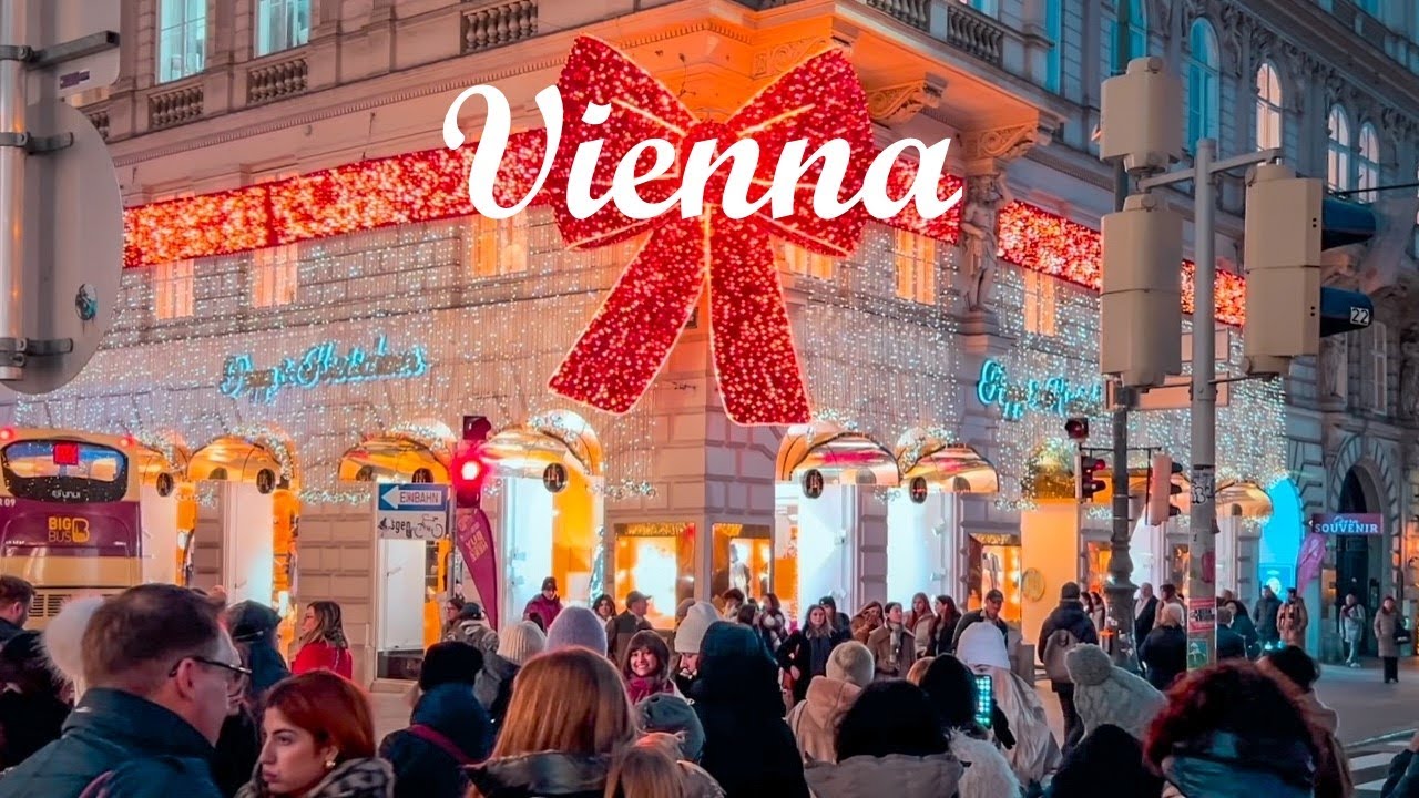 Vienna Christmas Walk 🎄Festive Atmosphere In The City, November 2024 | 4K HDR