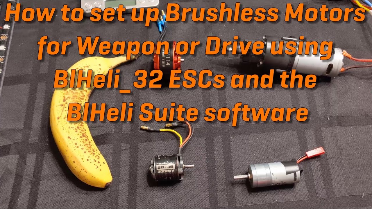 Brushless Motors in Combat Robotics: Blheli32 + Transmitter Programming Guide