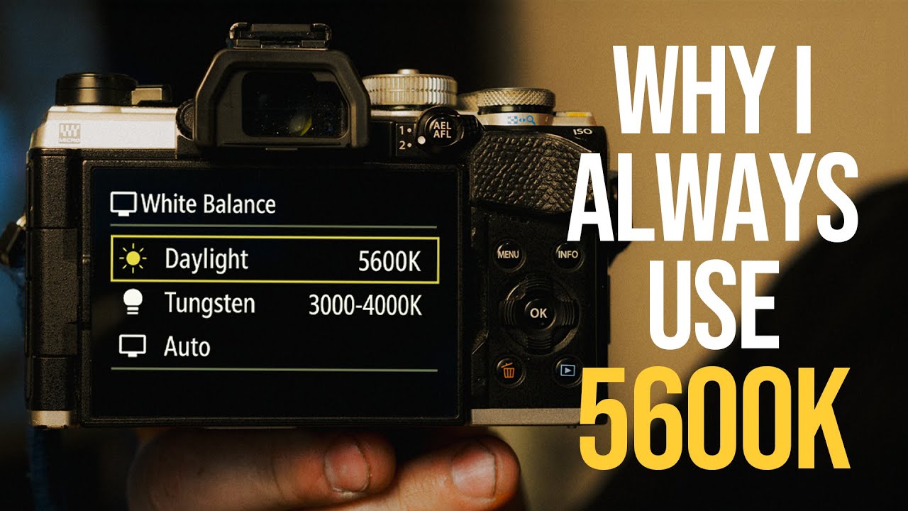 The ONLY 3 White Balance Settings I EVER USE