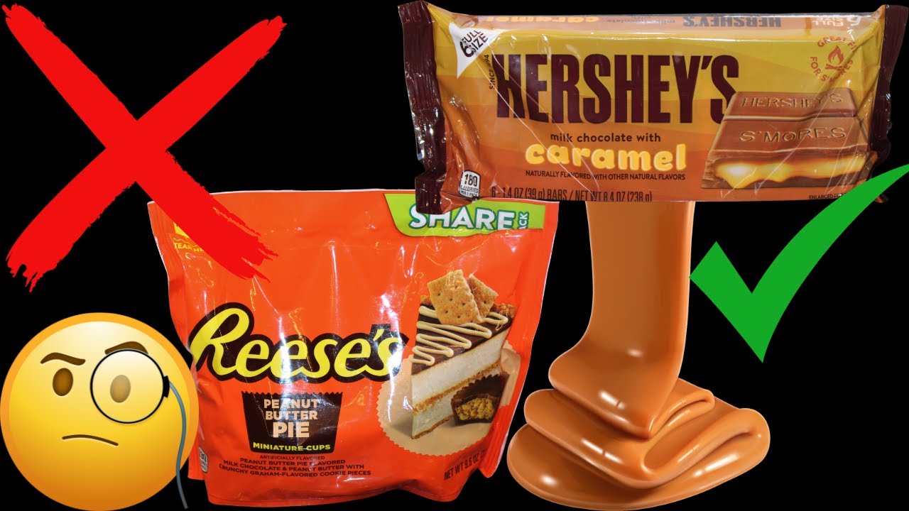 Reese’s Peanut Butter Pie Miniature Cups & Hershey’s Milk Chocolate with Caramel Review